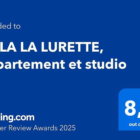 Villa La Lurette, Appartement Et Studio Saint-Étienne-les-Orgues Kültér fotó